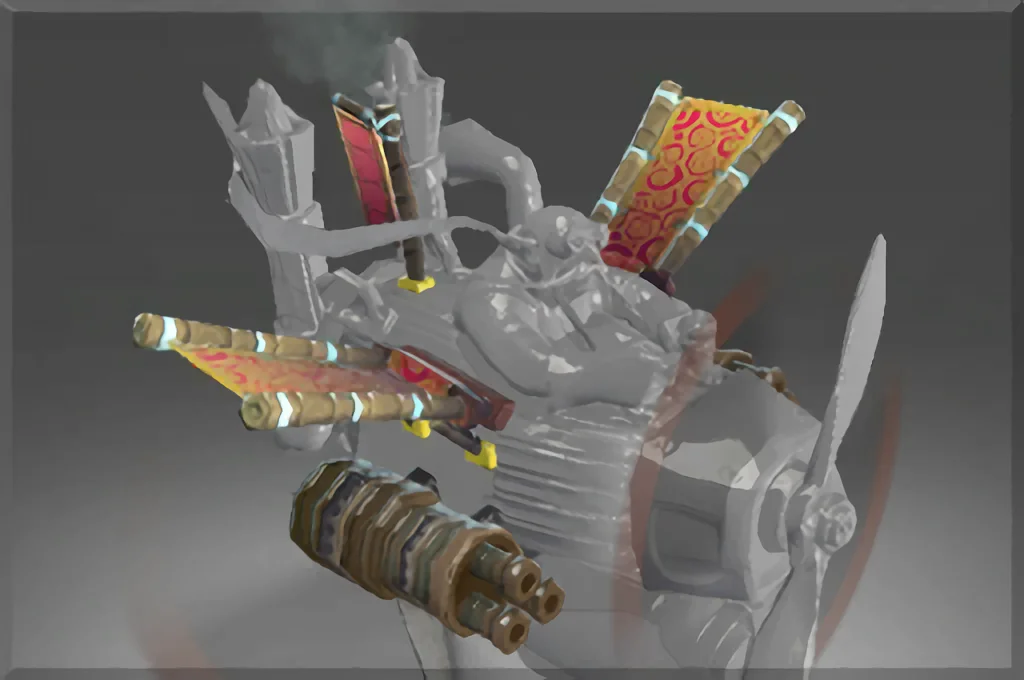 Скачать скин Gatling Cannon Of The Dragon Emperor мод для Dota 2 на Gyrocopter - DOTA 2 ГЕРОИ
